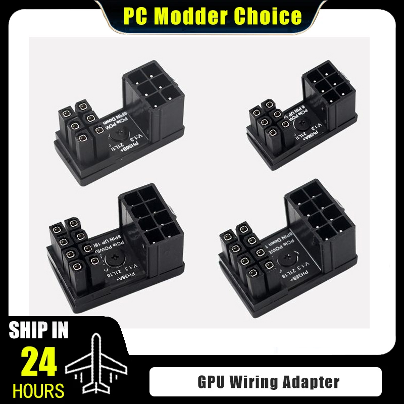 Pc Gaming Lian Li - Grafikkarte Netzteil Adapter Ellenbogen 180 °