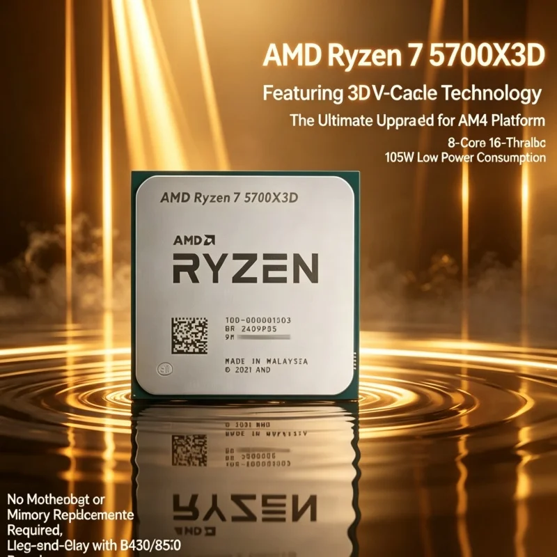 Pc Gaming Amd Ryzen 7 - AMD Ryzen 7 5700X3D PC-Bau-CPU 8-Kern