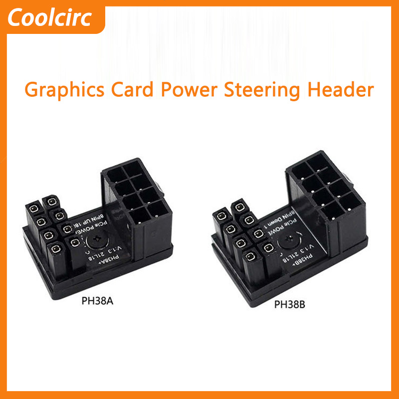 Pc Gaming Lian Li - Coolcirc 180 ° Drehbarer PCI-E Grafikkarten-Stromversorgungsadapter