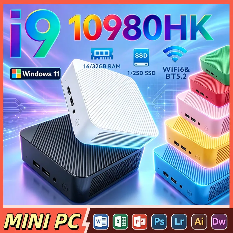 Pc Gaming All In One - Mini-PC Intel Core I9-10980HK Leistungsstarker Tragbarer