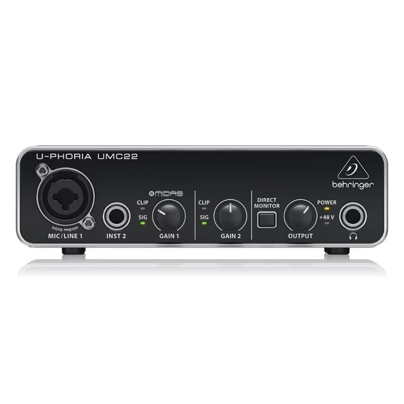 Behringer UMC22 Soundkarte 2-K – Sound Card Usb Bewertung und Preis