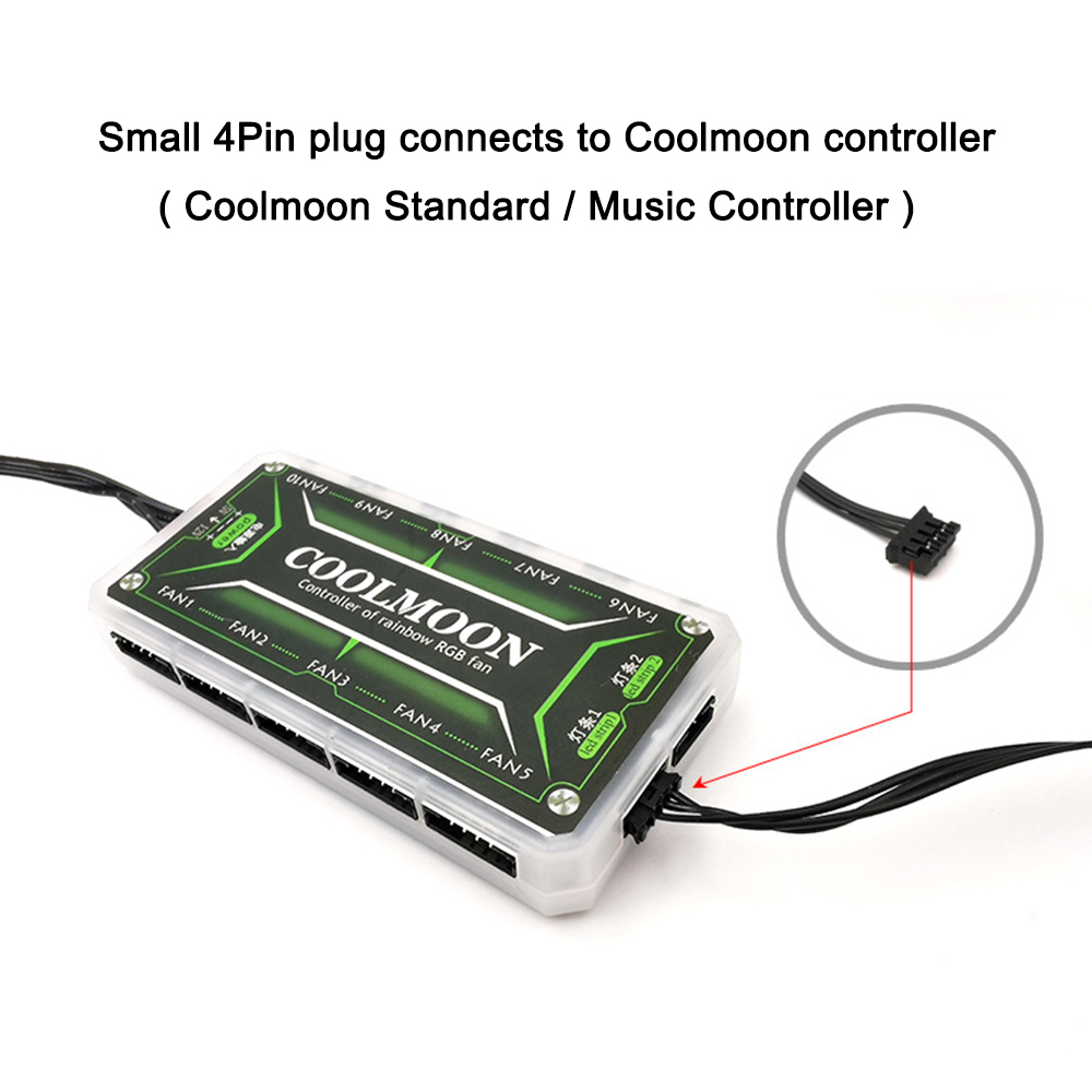 Coolmoon 5V Kleine 4PIN RGB LE – Pc Gaming Lian Li Bewertung und Preis