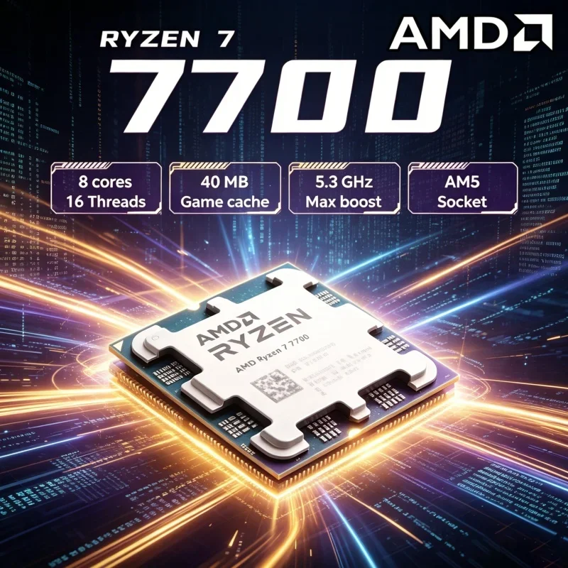 AMD R7 7700 Ryzen 7 7700 Budge – Pc Gaming Amd Ryzen 7 Bewertung und Preis