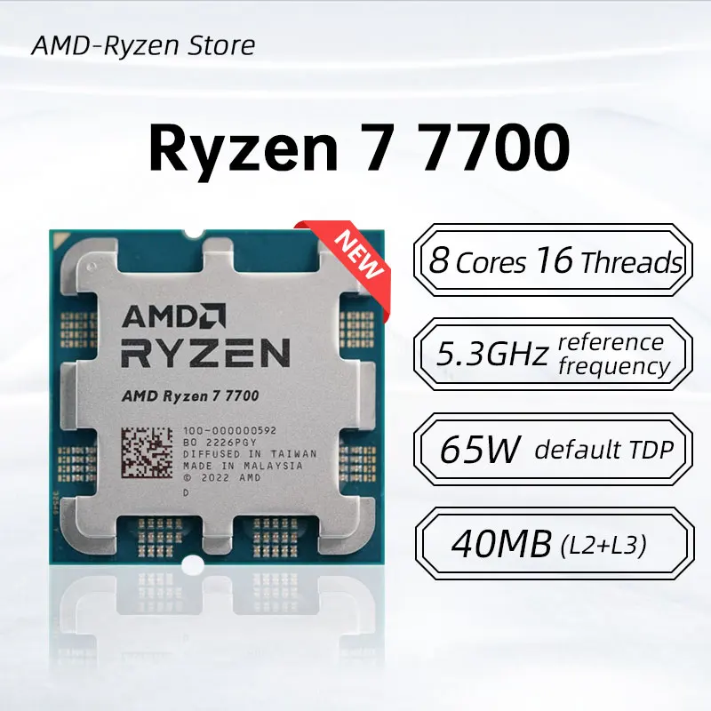 Neuer AMD Ryzen 7 7700 Prozess – Pc Gaming Amd Ryzen 7 Bewertung und Preis