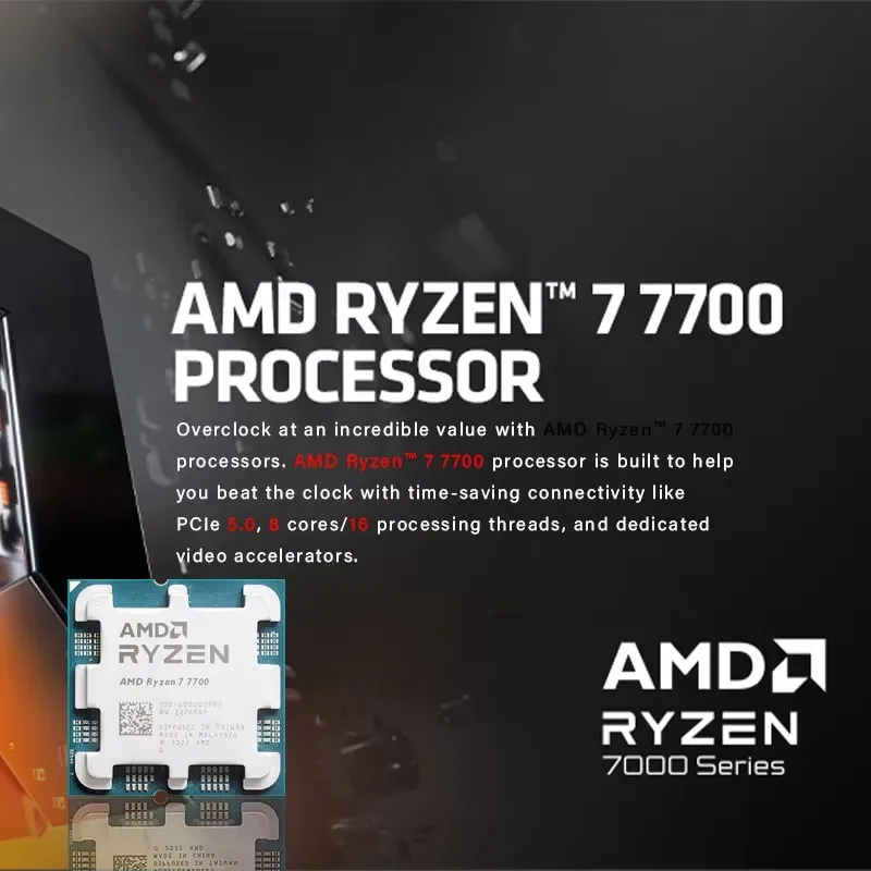 Neuer AMD Ryzen 7 7700 Prozess – Pc Gaming Amd Ryzen 7 Bewertung und Preis