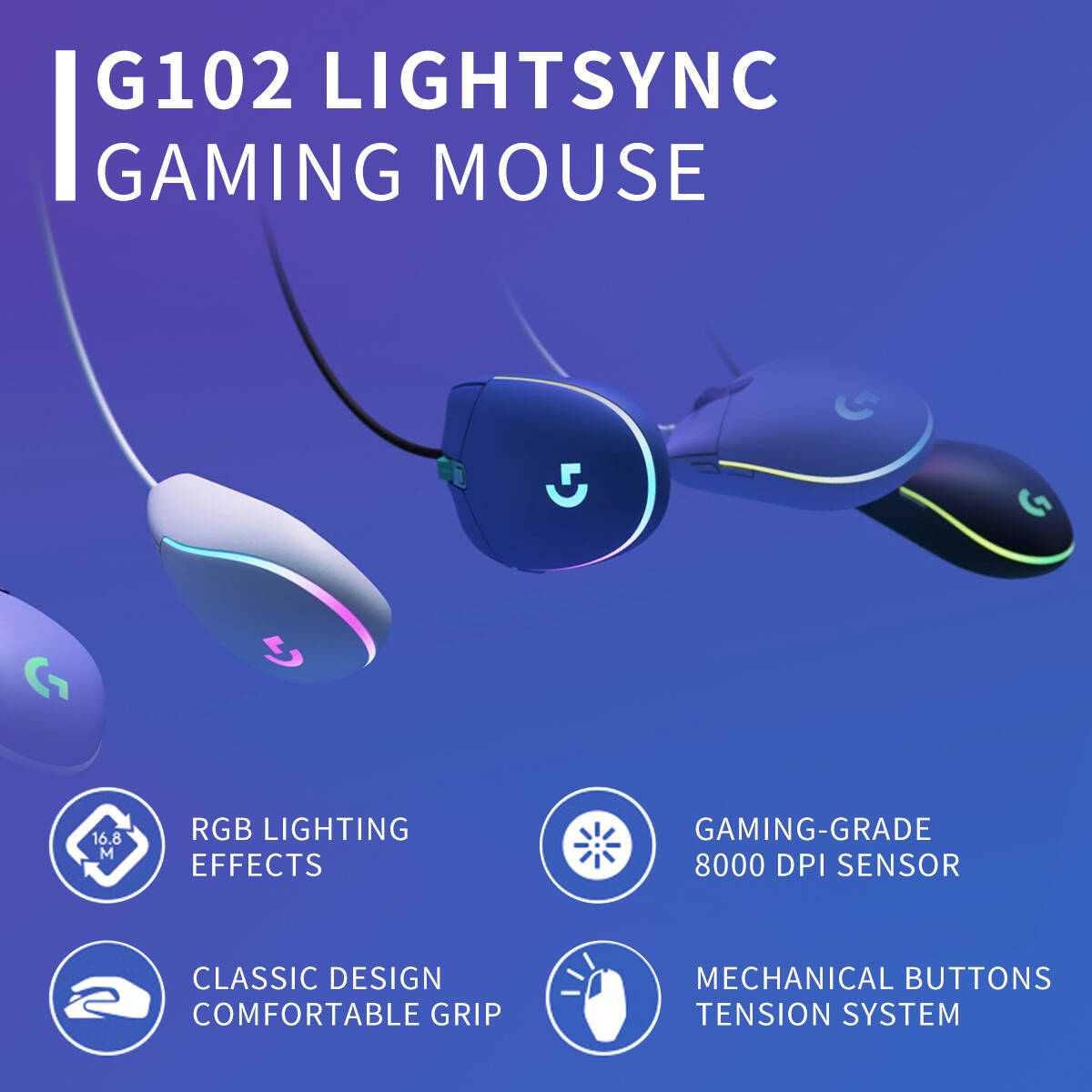 Logitech G102 Prodigy Gaming-M – Pc Gaming All In One Bewertung und Preis