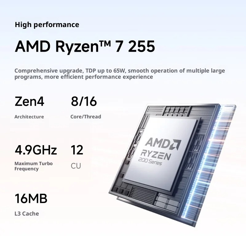 MINISFORUM X1-255: AMD Ryzen 7 – Pc Gaming Amd Ryzen 7 Bewertung und Preis