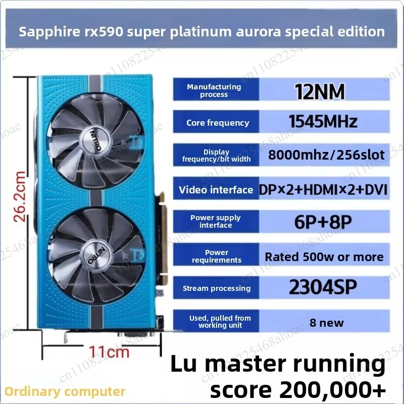 Demontage RX580 RX570 RX590 RX – Pc Gaming Graphics Card Bewertung und Preis
