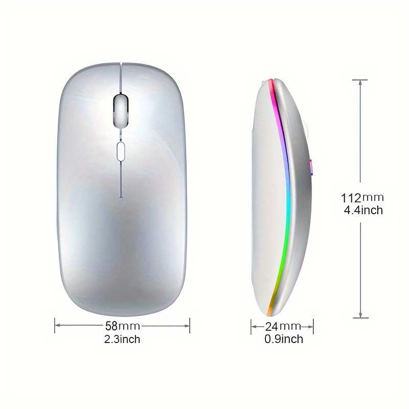 Drahtlose Maus RGB Wiederaufla – Pc Gaming Handheld Bewertung und Preis