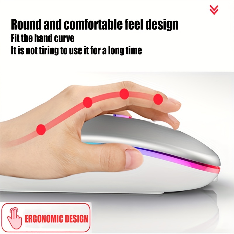 Drahtlose Maus RGB Wiederaufla – Pc Gaming Handheld Bewertung und Preis