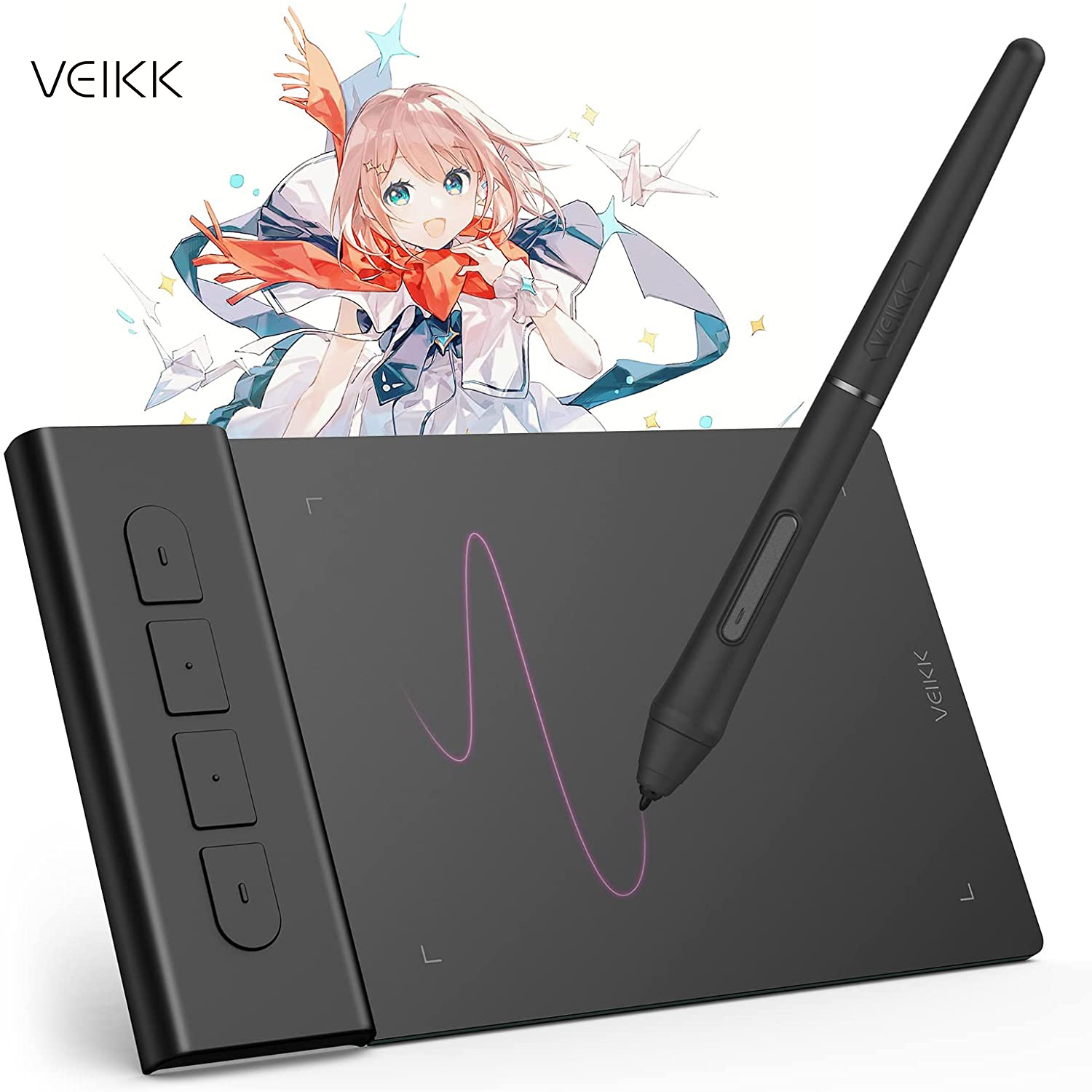 VEIKK VK430 Grafik-Zeichentabl – Pc Gaming Drawing Bewertung und Preis
