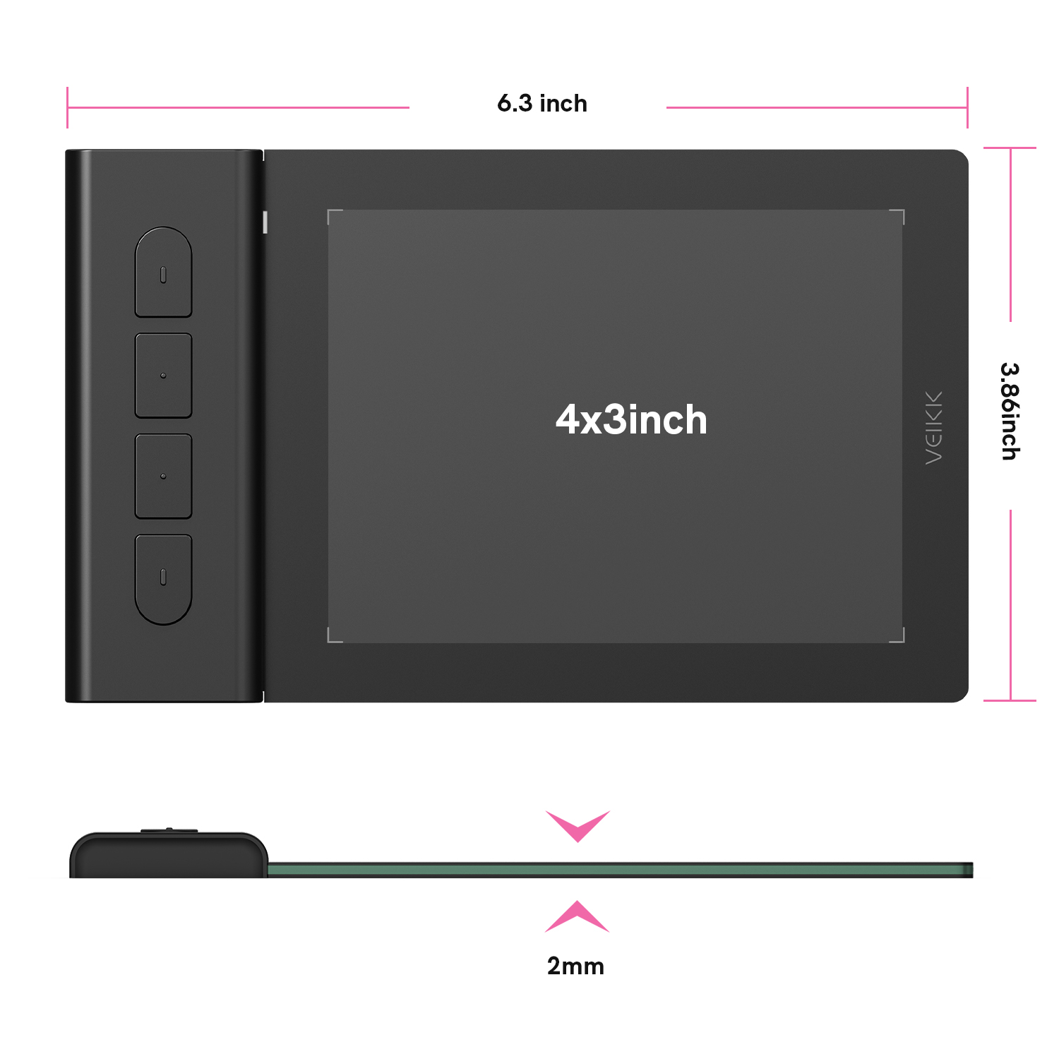 VEIKK VK430 Grafik-Zeichentabl – Pc Gaming Drawing Bewertung und Preis