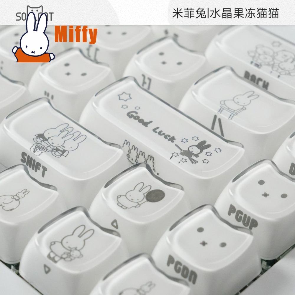 Kawaii Miffy Tastenkappen Nied – Pc Gaming Kawaii Bewertung und Preis