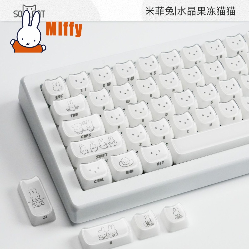 Kawaii Miffy Tastenkappen Nied – Pc Gaming Kawaii Bewertung und Preis