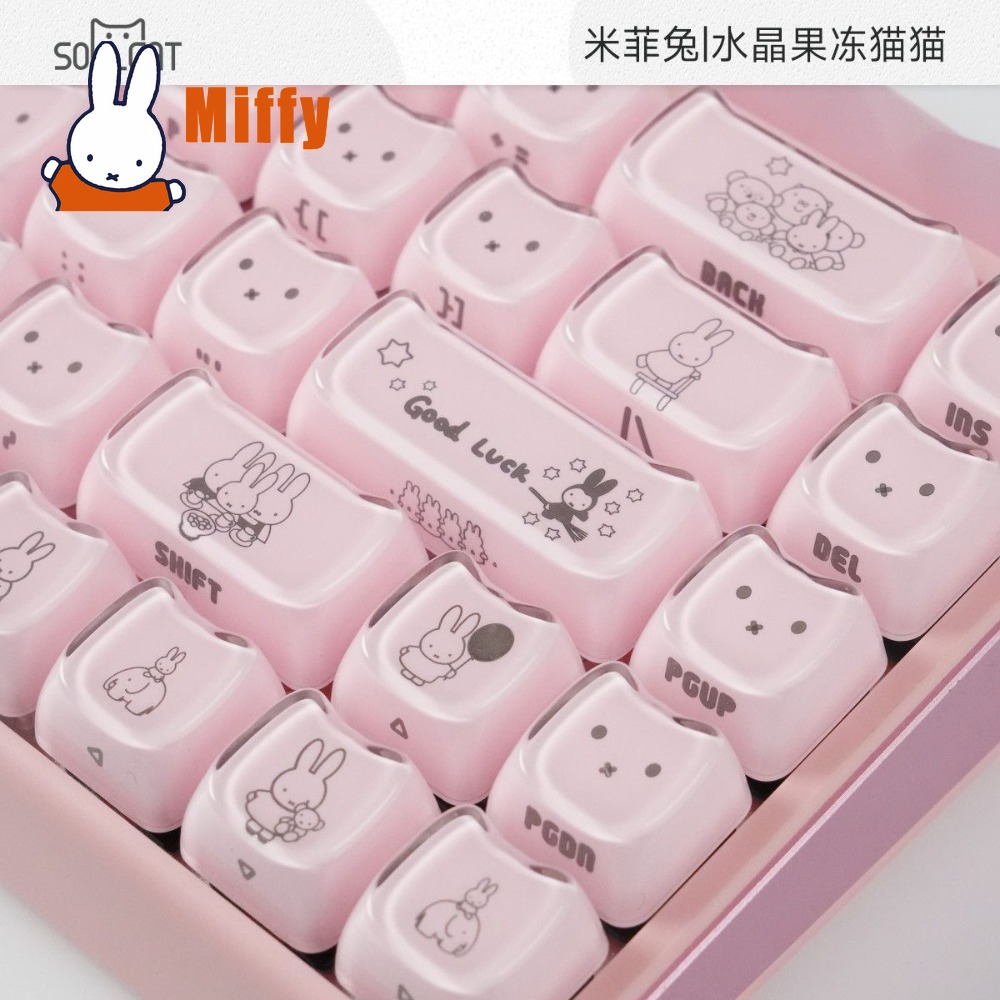 Kawaii Miffy Tastenkappen Nied – Pc Gaming Kawaii Bewertung und Preis