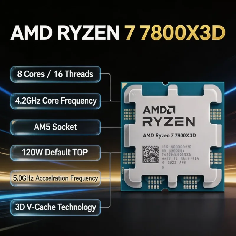 AMD Ryzen 7 7800X3D Desktop-Ga – Pc Gaming Amd Ryzen 7 Bewertung und Preis