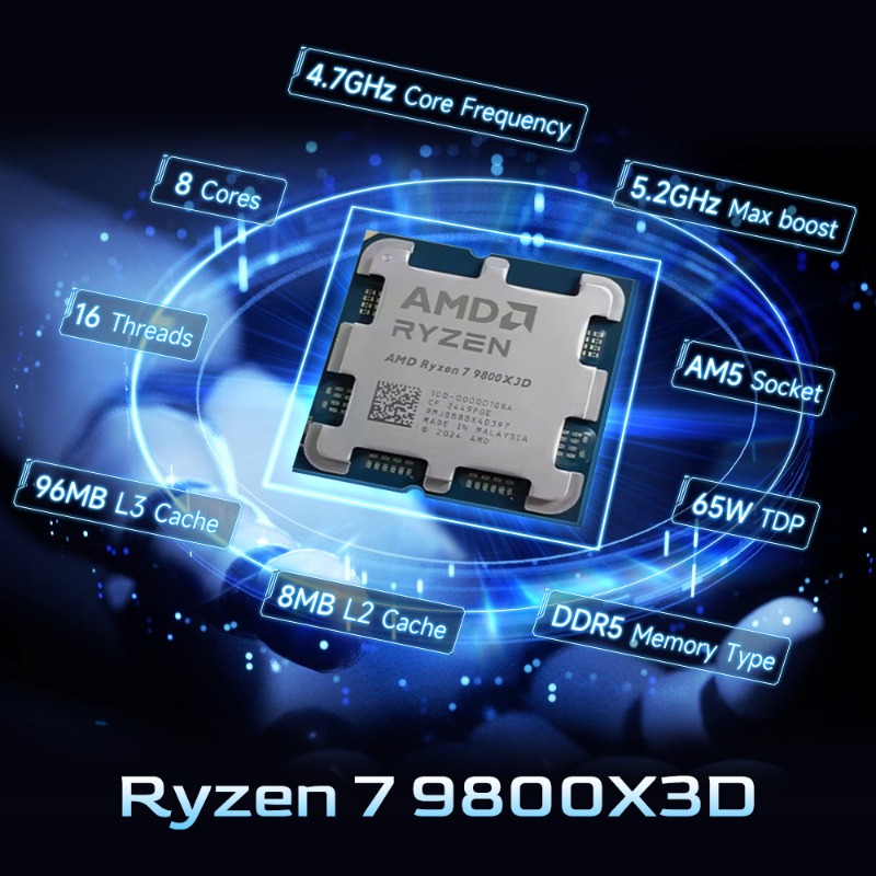 AMD Ryzen 7 9800X3D Content Cr – Pc Gaming Amd Ryzen 7 Bewertung und Preis