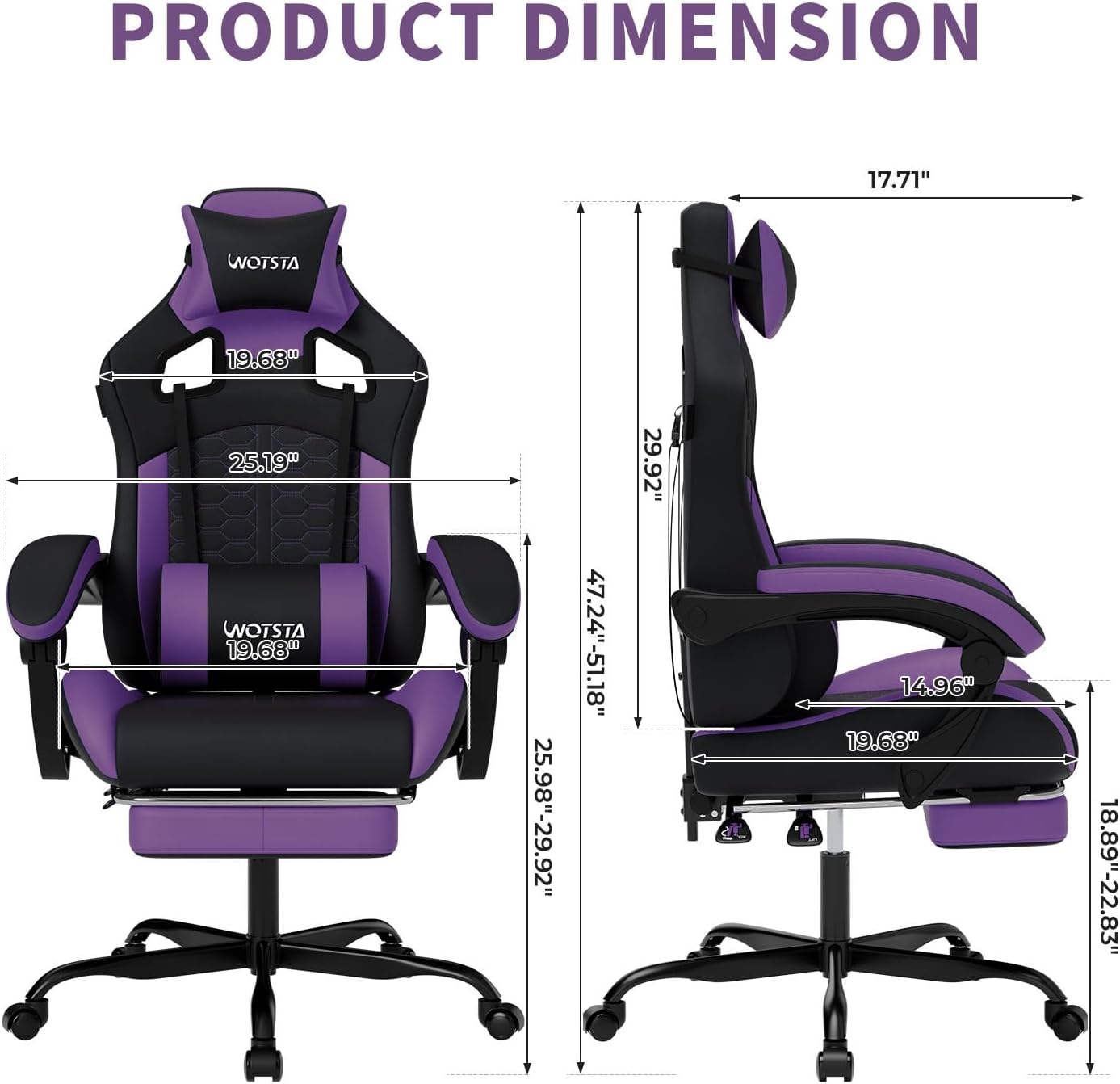 Gaming-Stuhl mit Massagefunkti – Pc Gaming Usa Bewertung und Preis