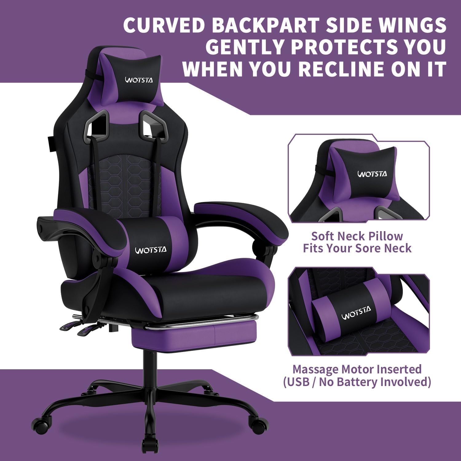 Gaming-Stuhl mit Massagefunkti – Pc Gaming Usa Bewertung und Preis